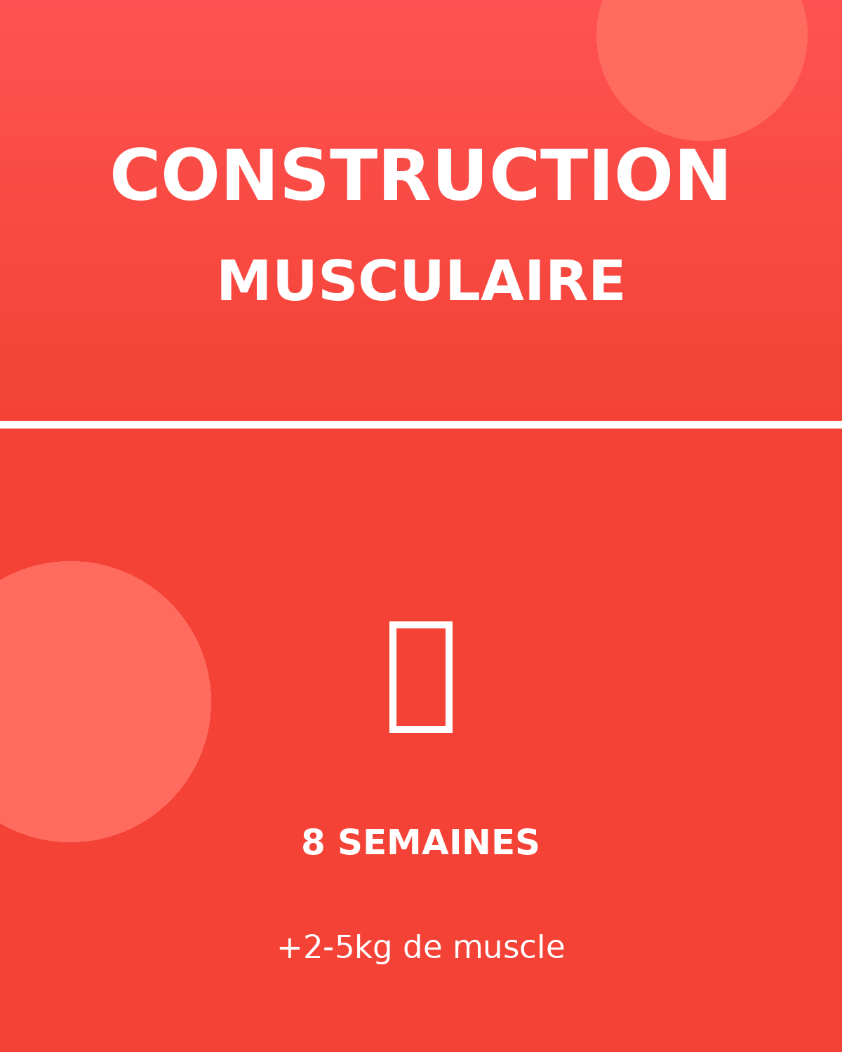 Construction Musculaire - 8 Semaines